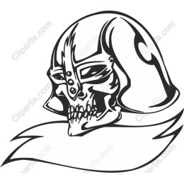 Menacing Skull Helmet
