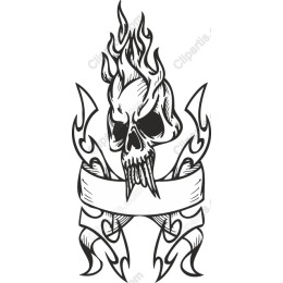 Fierce Skull Flame