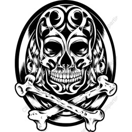 Gothic Skull and Crossbones