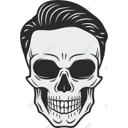 Rockabilly Skull