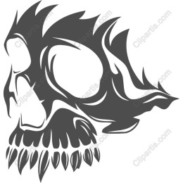 Stylized Skull