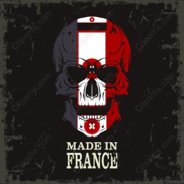 Made in France Skull