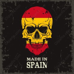 German Flag Skull