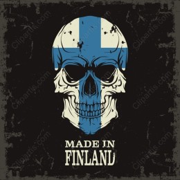 Made in Finland Skull