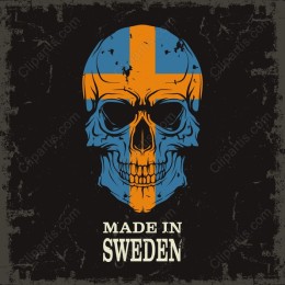 Vintage Swedish Skull