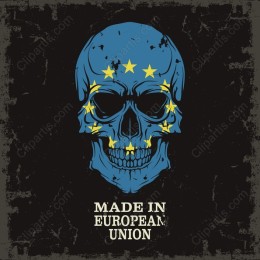 European Union Skull