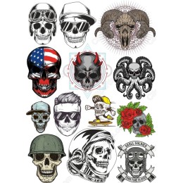 Skull Clipart Bundle