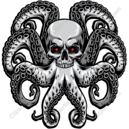 Skull and Octopus