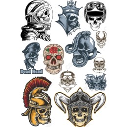 Skull & Warrior Clipart Bundle