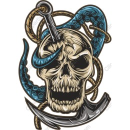 Skull & Octopus work