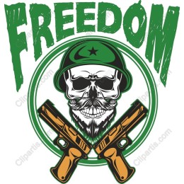 Fierce FREEDOM Skull