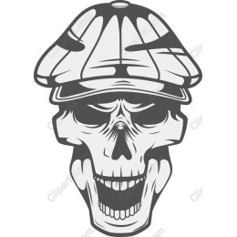 Skull in Flat Cap