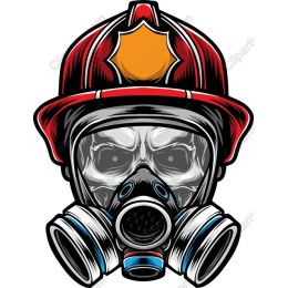 Firefighter Skull Gas Mask
