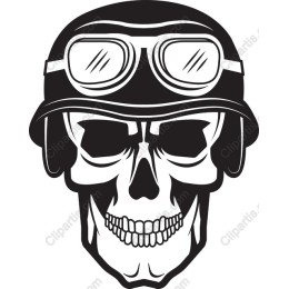 Skull with Goggles