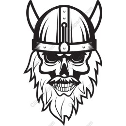 Fierce Viking Skull
