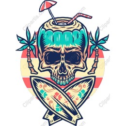 Tropical Skull Coconut Drink