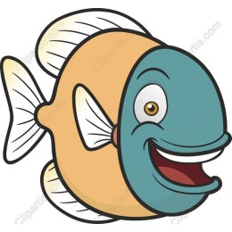 Cheerful Cartoon Fish