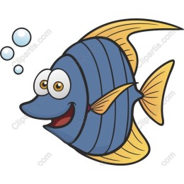 Cheerful Cartoon Fish