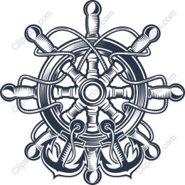 Nautical Ship Wheel