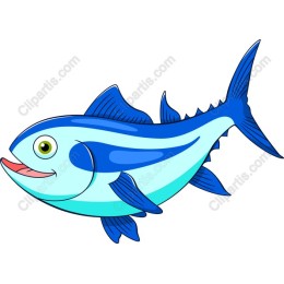 Playful Cartoon Fish