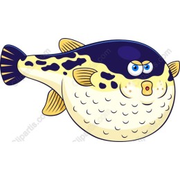 Cute Cartoon Pufferfish
