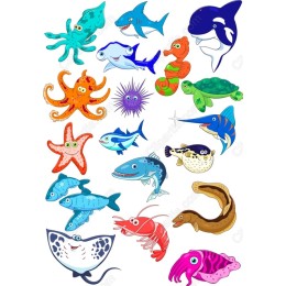 Whimsical Marine Life Bundle