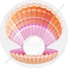 Elegant Shell with Pearl