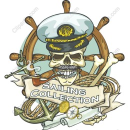 Sailing Collection Skull Captain
