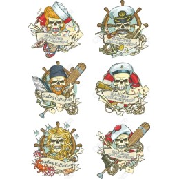 Sailing Collection: Quirky Skull Nautical