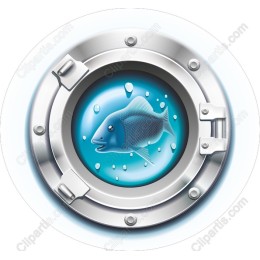 Underwater Fish Porthole