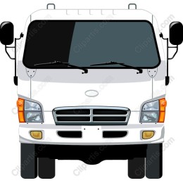 Front View Delivery Truck