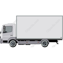 Modern Delivery Truck