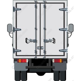 Delivery Truck - Rear View