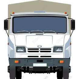 Front-Facing Delivery Truck
