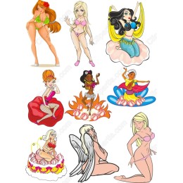 Charming Feminine Collection - 10 Playful Characters
