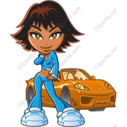 Chic Female Racer