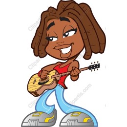 Lively Young Musician