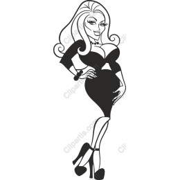Glamorous Pregnant Woman