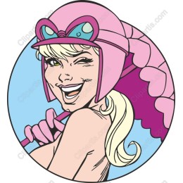 Cheerful Pink Helmet