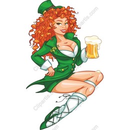 Vibrant Leprechaun Girl
