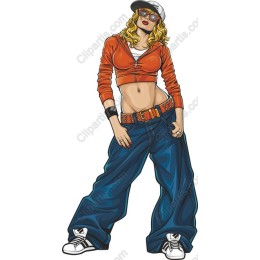 Urban Chic Streetwear Girl
