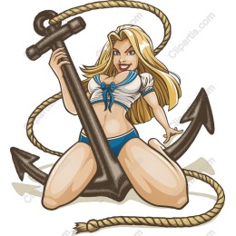 Nautical Pin-Up Anchor