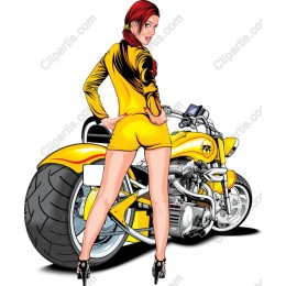 Vibrant Motorcycle Model