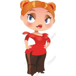 Playful Fashion Girl