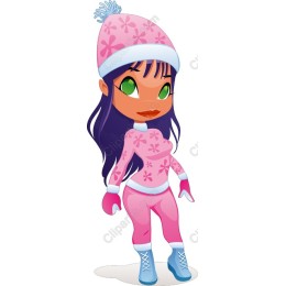 Charming Winter Girl