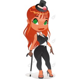Stylish Cabaret Character