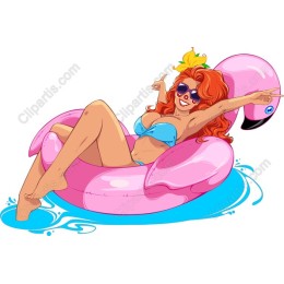 Flamingo Floatie Diva