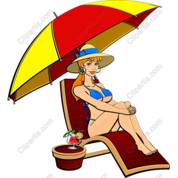 Retro Beach Babe