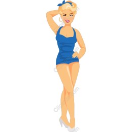 Retro Beach Beauty