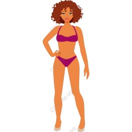 Confident Woman in Bikini